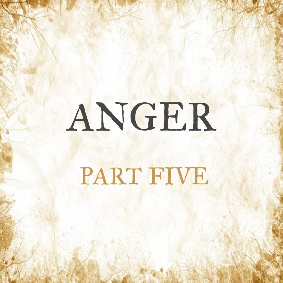 Seven ‘Ps’ to ‘Terminator’ anger. – Part Five – Grounding